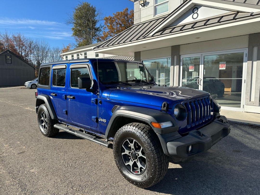 Vedere 2019 JEEP WRANGLER UNLIMITED SPORT, unghi 1