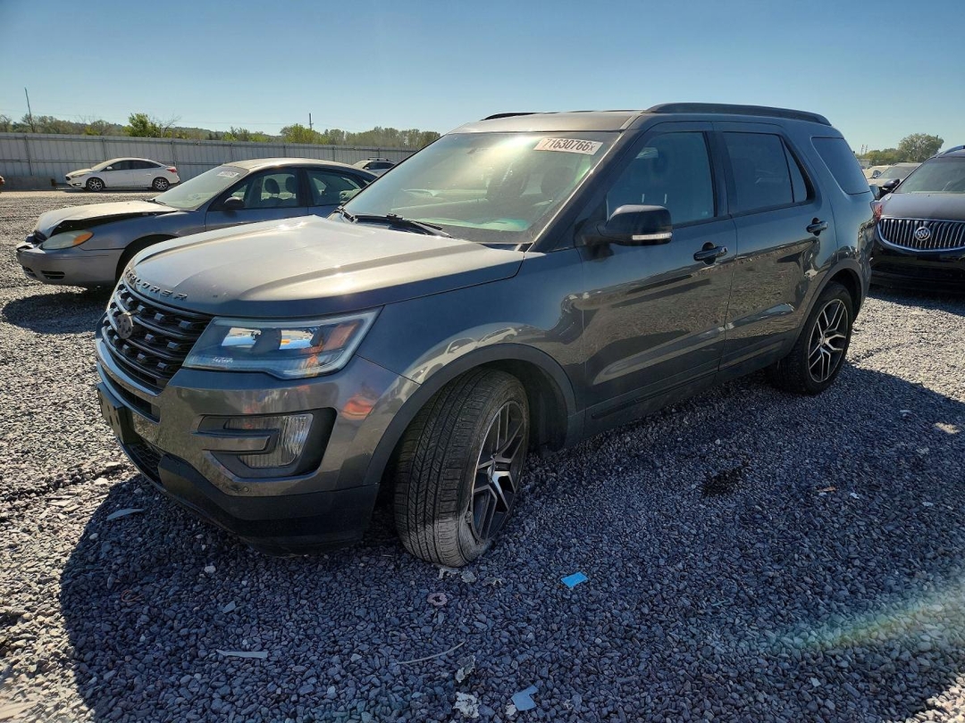 Вид 2016 FORD EXPLORER SPORT, угол 1