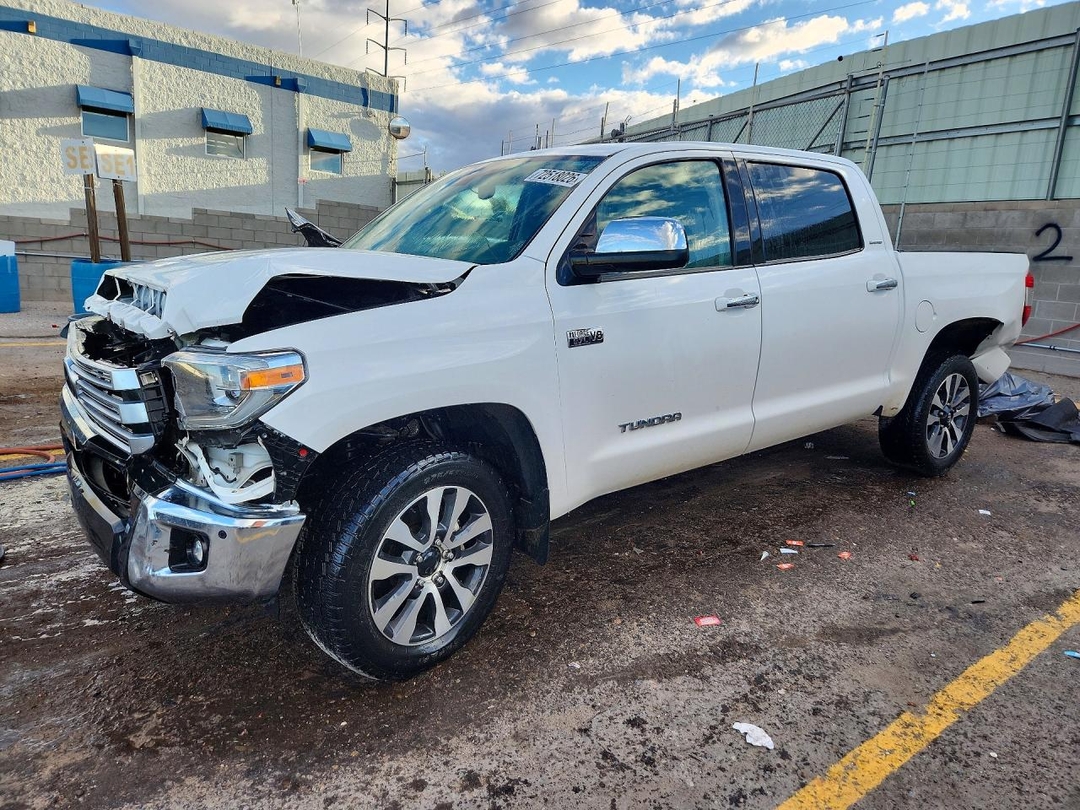 Вид 2021 TOYOTA TUNDRA CREWMAX LIMITED, угол 1