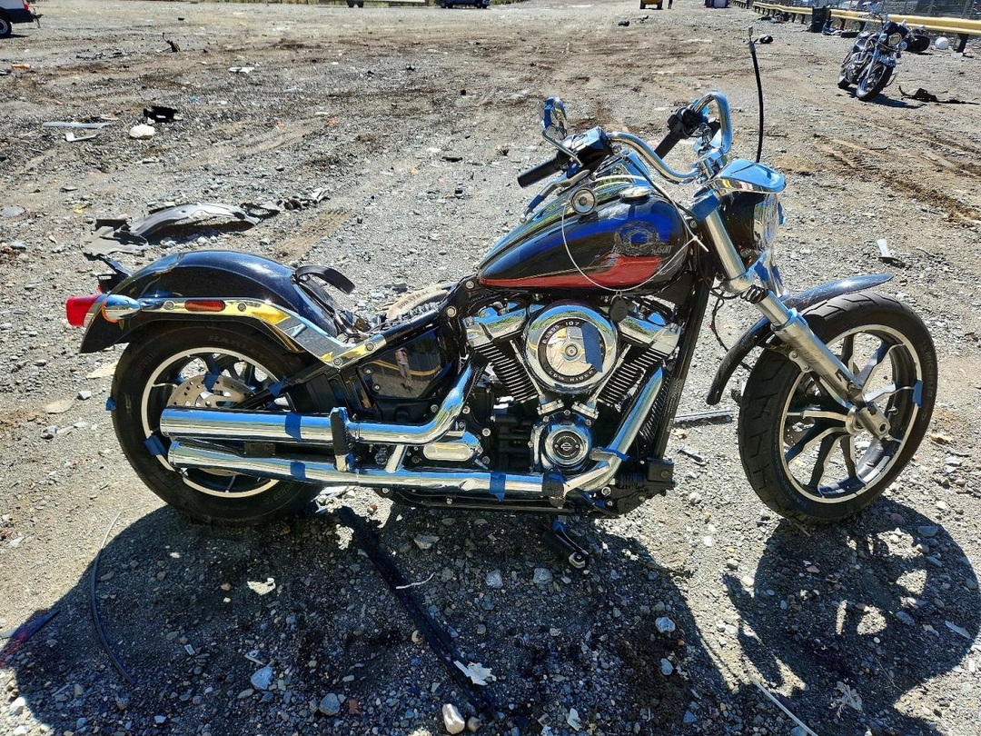 Vue de 2019 HARLEY-DAVIDSON FXLR, angle 1