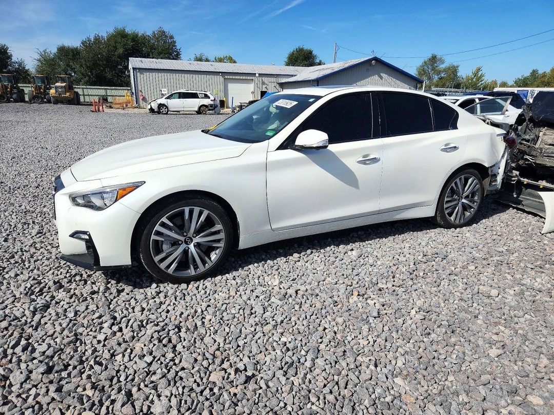 Vista de 2020 INFINITI Q50 3.0T PURE, ángulo 1
