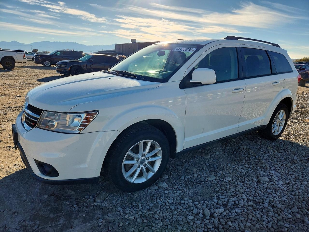 Vue de 2014 DODGE JOURNEY SXT, angle 1