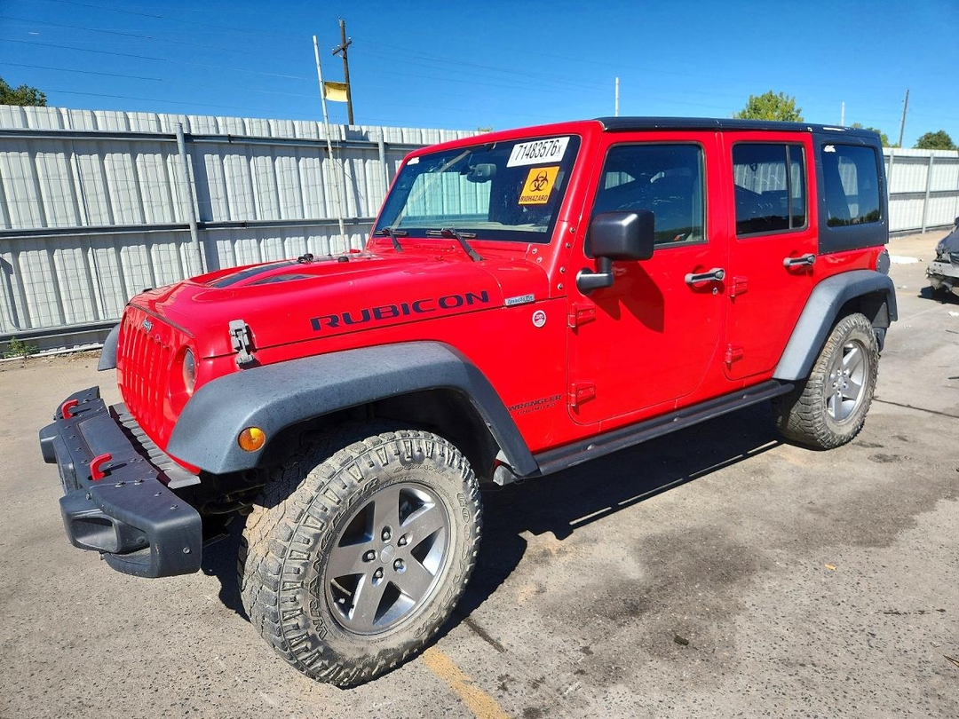 Vedere 2015 JEEP WRANGLER UNLIMITED RUBICON, unghi 1
