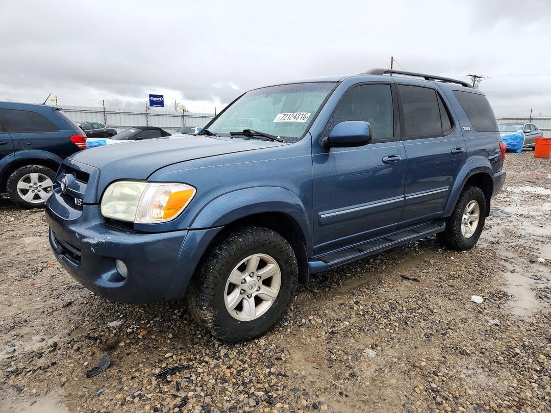Вид 2007 TOYOTA SEQUOIA SR5, угол 1