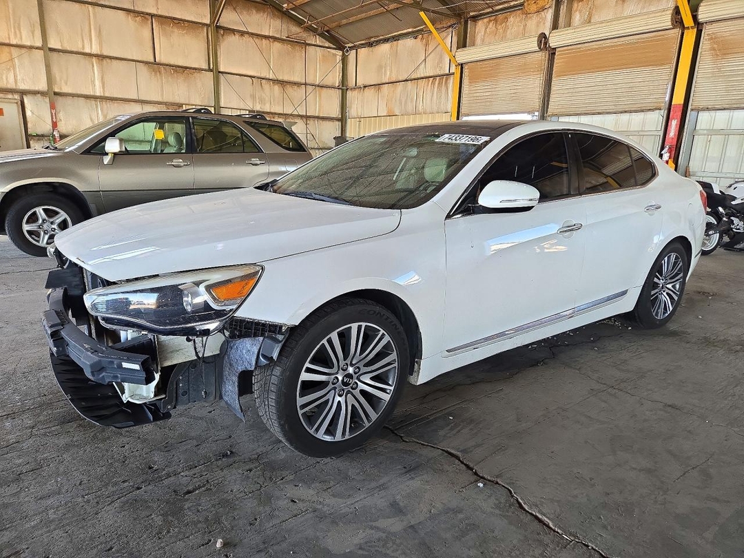 Вид 2014 KIA CADENZA PREMIUM, угол 1