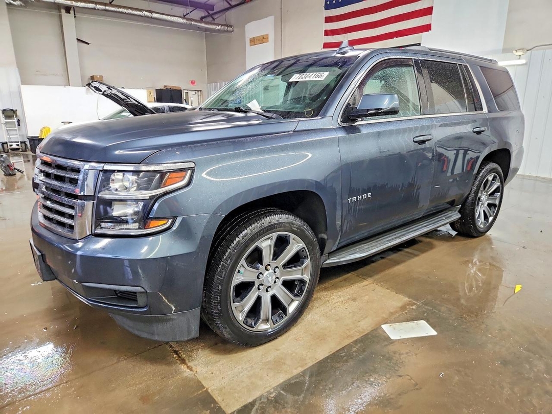 Вид 2019 CHEVROLET TAHOE K1500 LS, угол 1