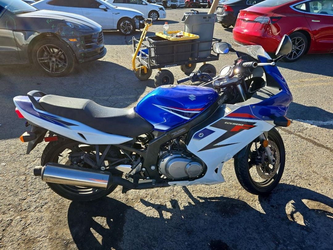 Вид 2008 SUZUKI GS500, угол 1