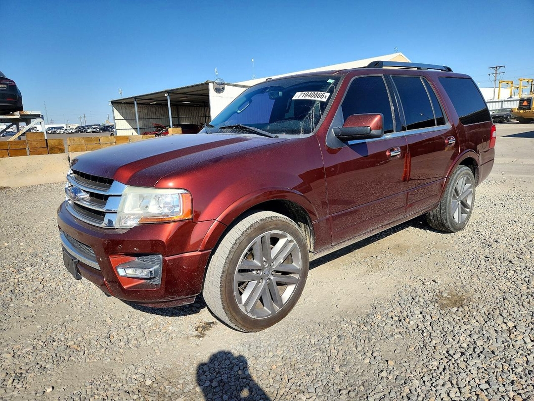 Vue de 2015 FORD EXPEDITION LIMITED, angle 1