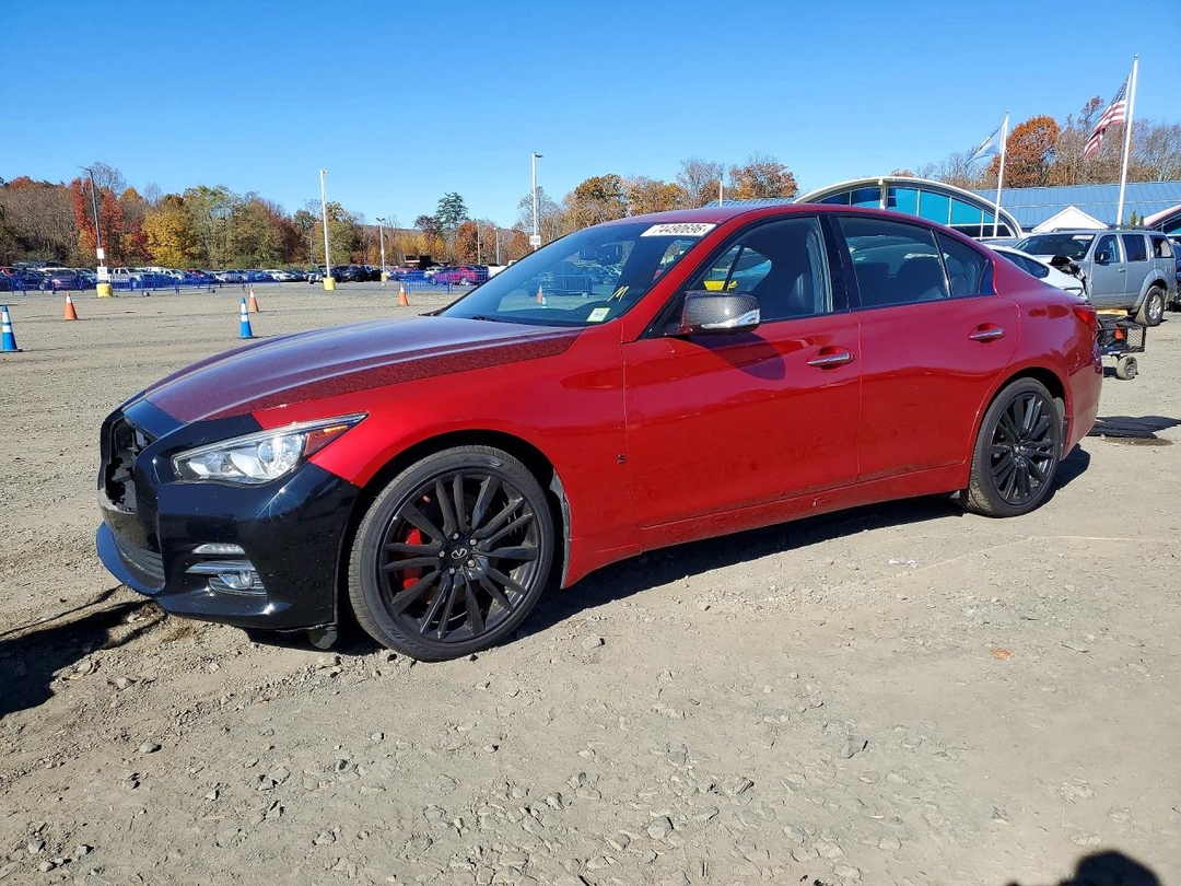Вид 2021 INFINITI Q50 RED SPORT 400, угол 1