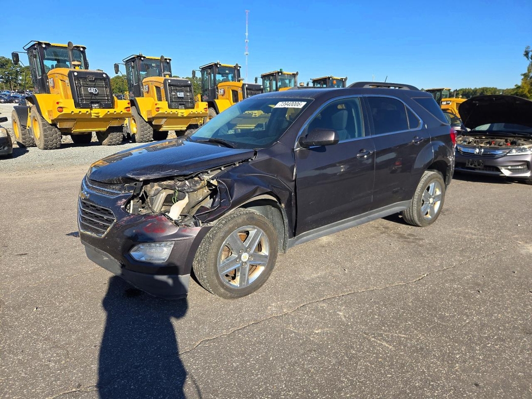 Vedere 2016 CHEVROLET EQUINOX LT, unghi 1