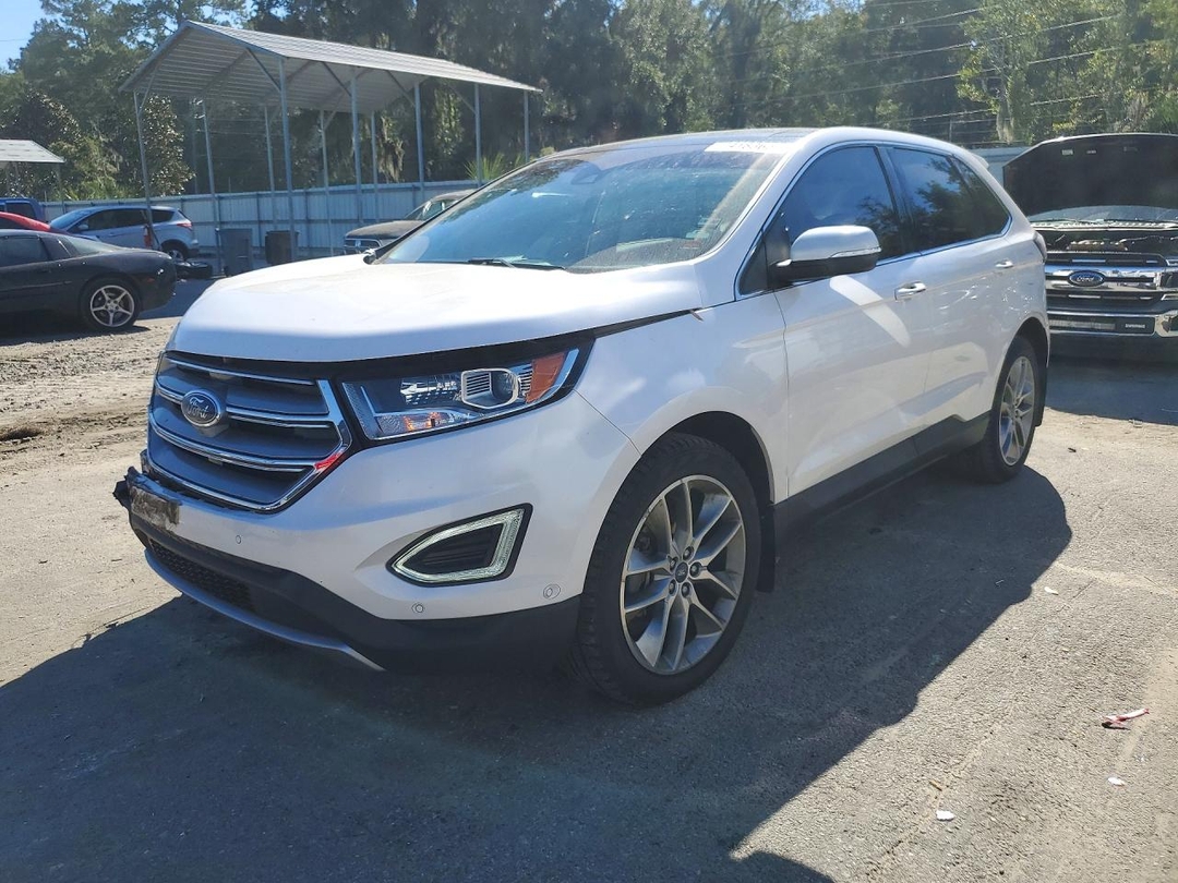 منظر 2018 FORD EDGE TITANIUM، زاوية 1