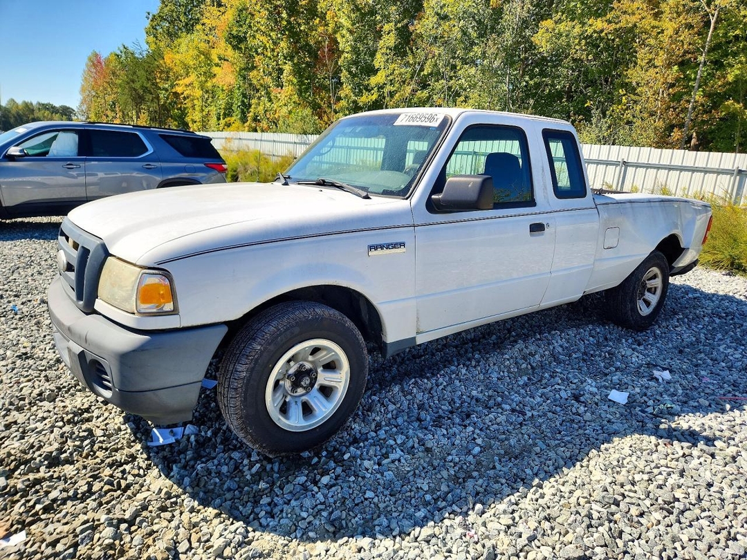 Vista de 2009 FORD RANGER SUPER CAB, ángulo 1