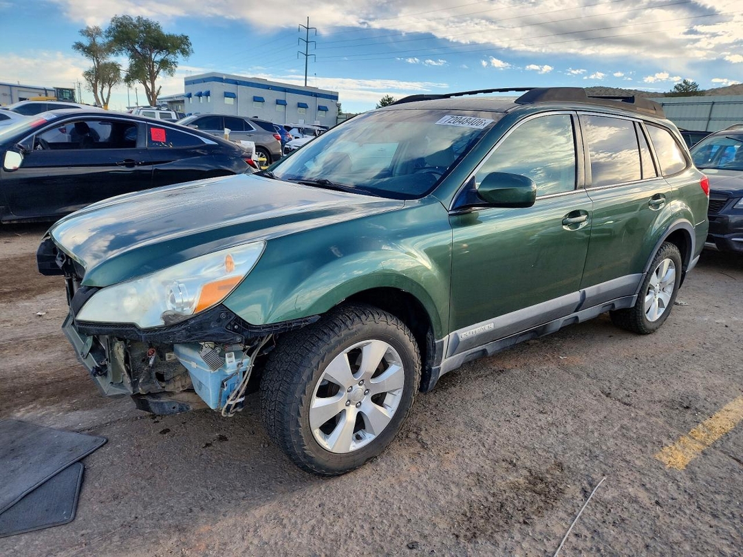 Vista de 2010 SUBARU OUTBACK 3.6R LIMITED, ángulo 1