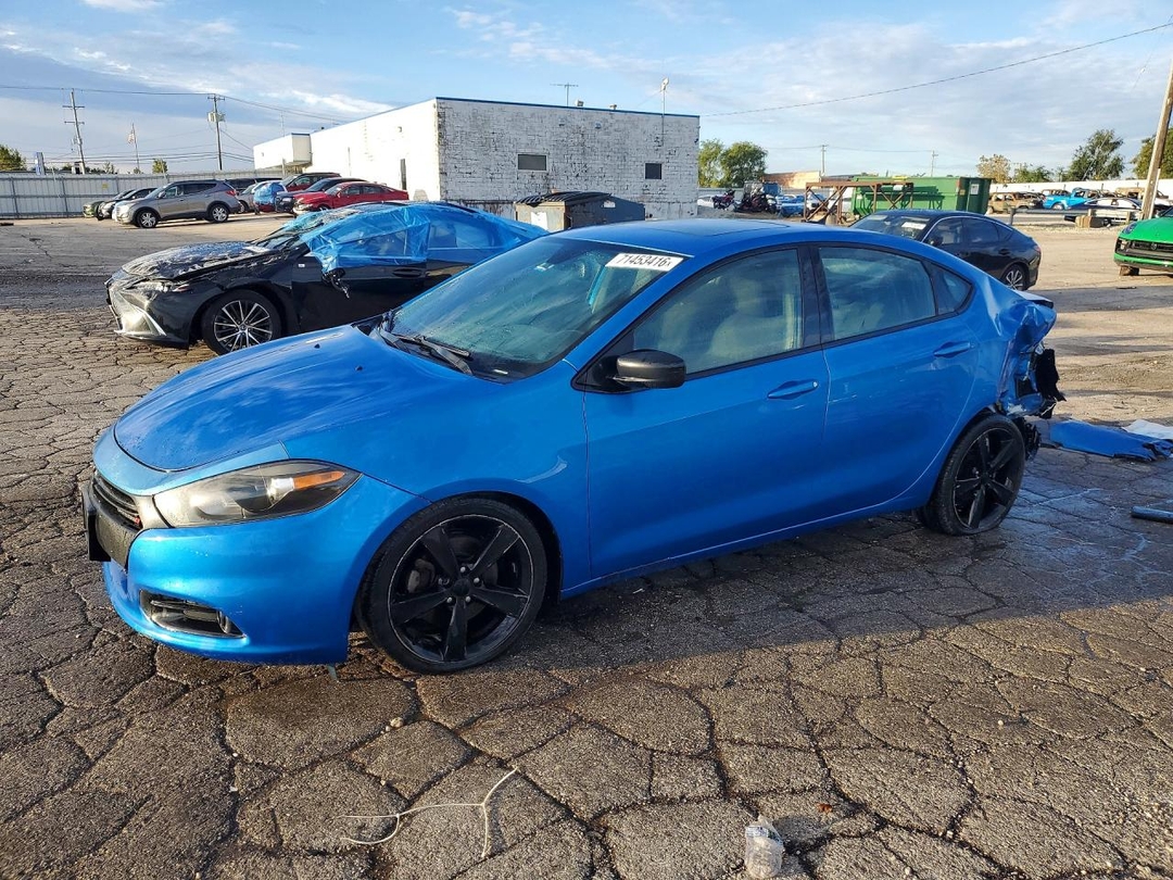 Vista de 2015 DODGE DART SXT, ángulo 1