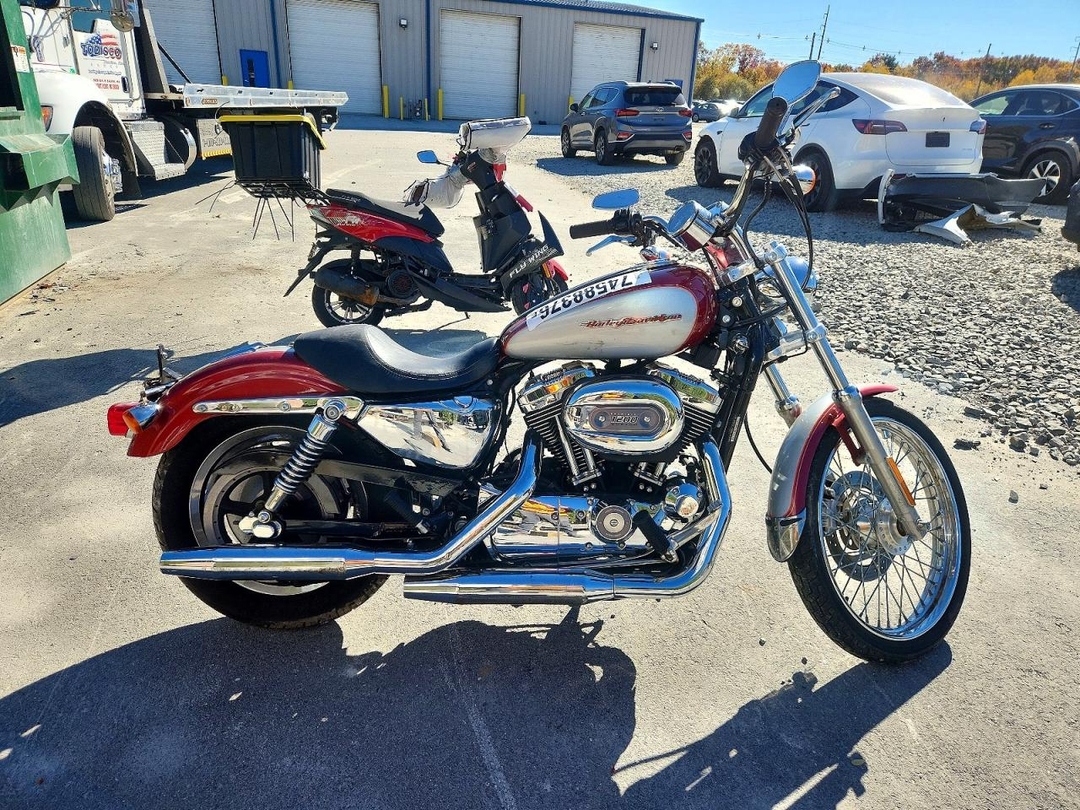منظر 2004 HARLEY-DAVIDSON XL1200 C، زاوية 1