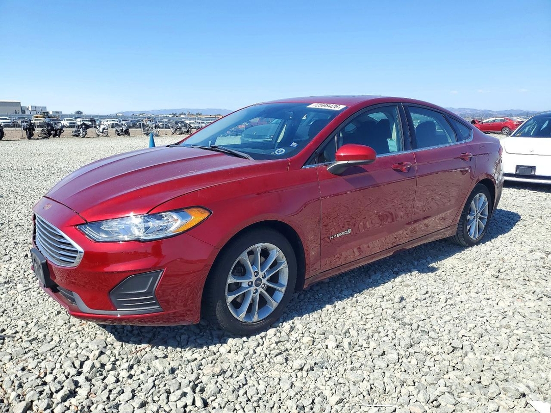 Vedere 2019 FORD FUSION SE, unghi 1