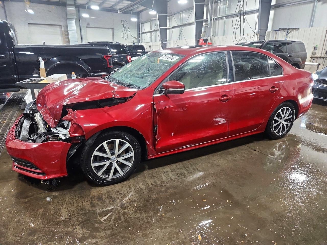 Вид 2017 VOLKSWAGEN JETTA SE, угол 1