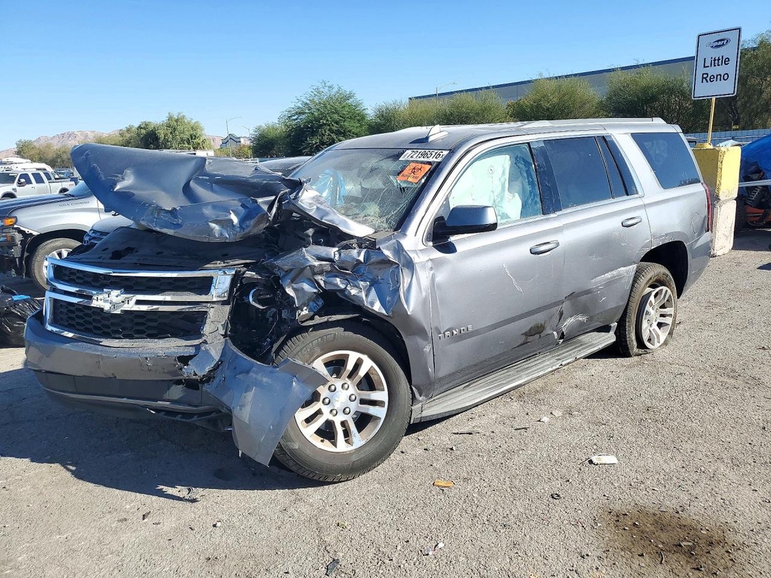 Вид 2018 CHEVROLET TAHOE C1500 LS, угол 1