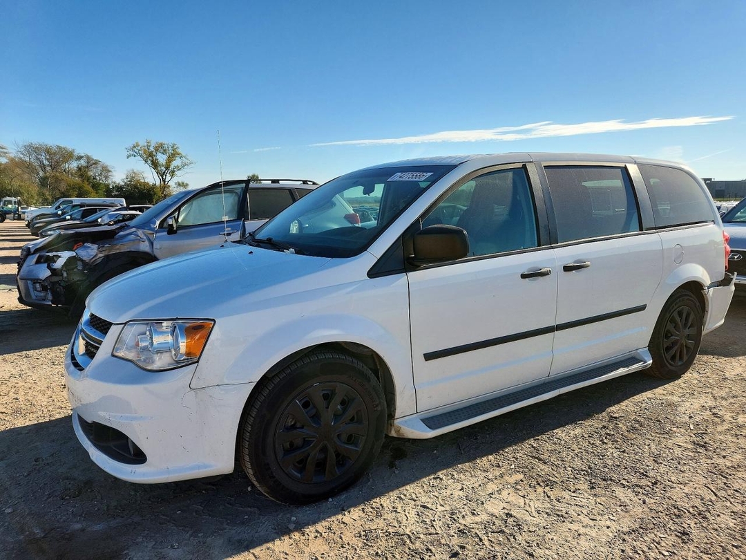 Vedere 2016 DODGE GRAND CARAVAN SE, unghi 1