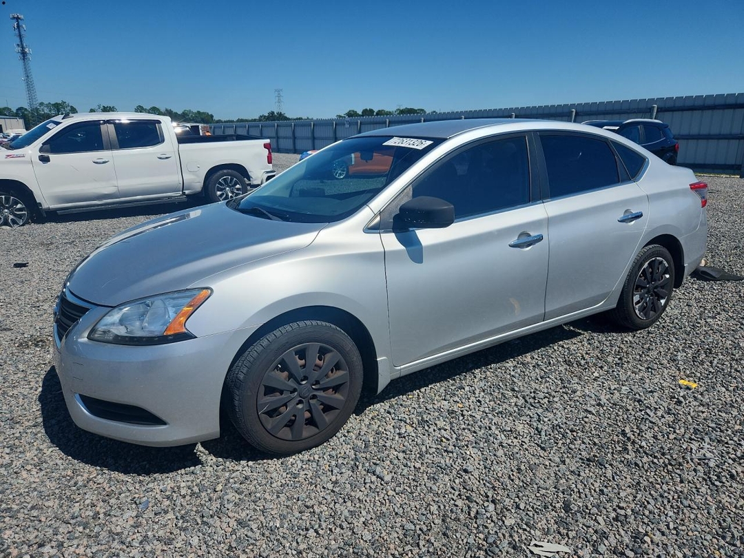 Vue de 2015 NISSAN SENTRA SV, angle 1