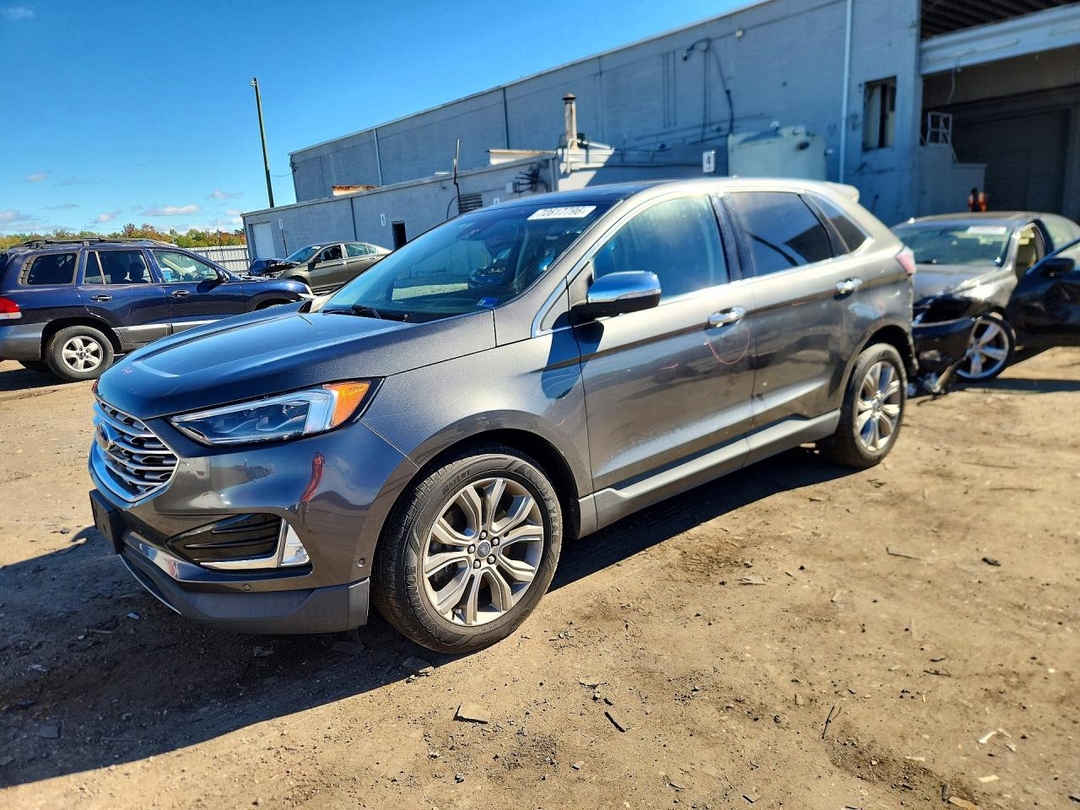 Вид 2019 FORD EDGE TITANIUM, угол 1