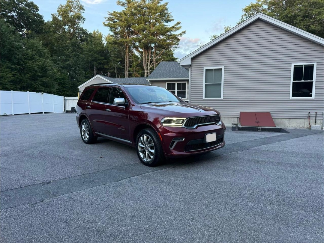 Vue de 2021 DODGE DURANGO CITADEL, angle 1