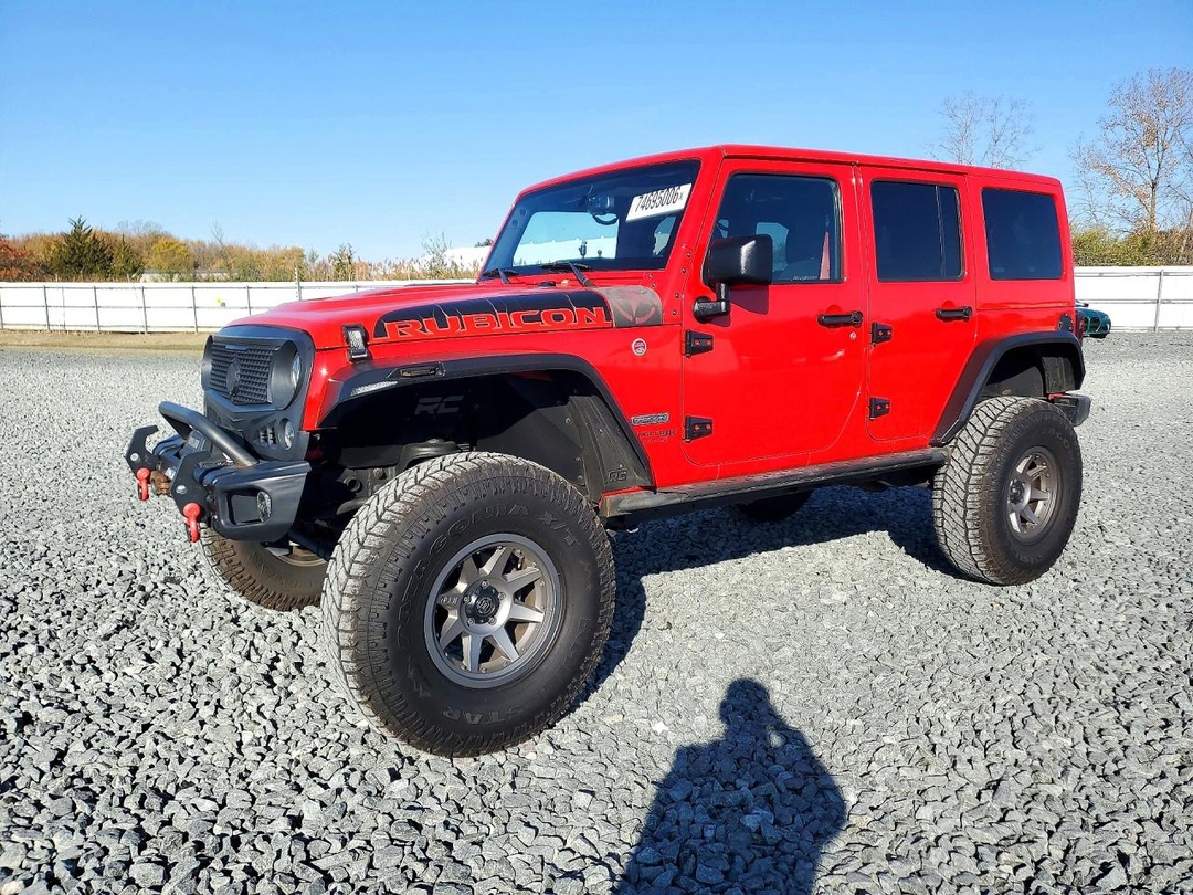 Вид 2018 JEEP WRANGLER UNLIMITED RUBICON, угол 1