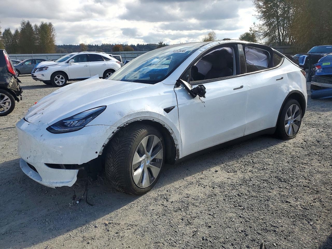 منظر 2022 TESLA MODEL Y، زاوية 1