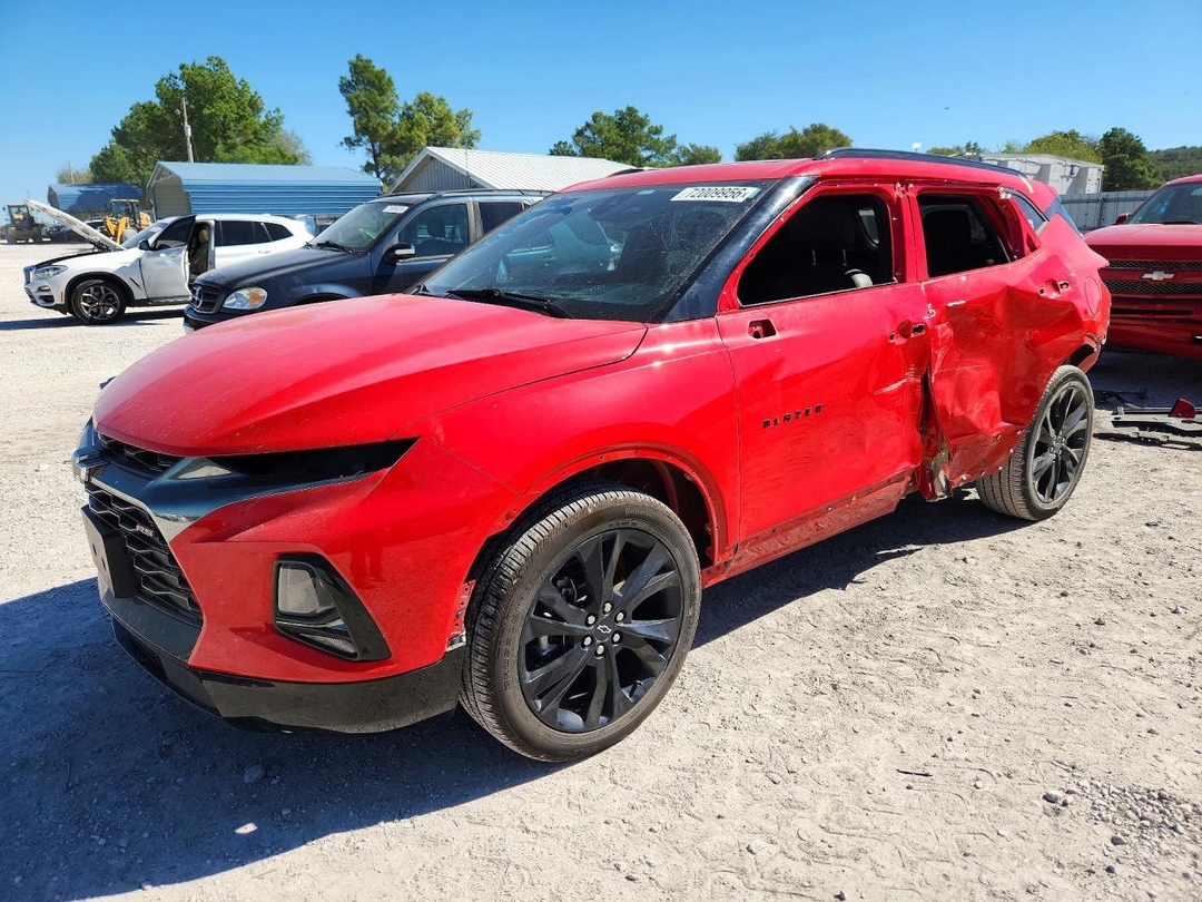 Vista de 2022 CHEVROLET BLAZER RS, ángulo 1