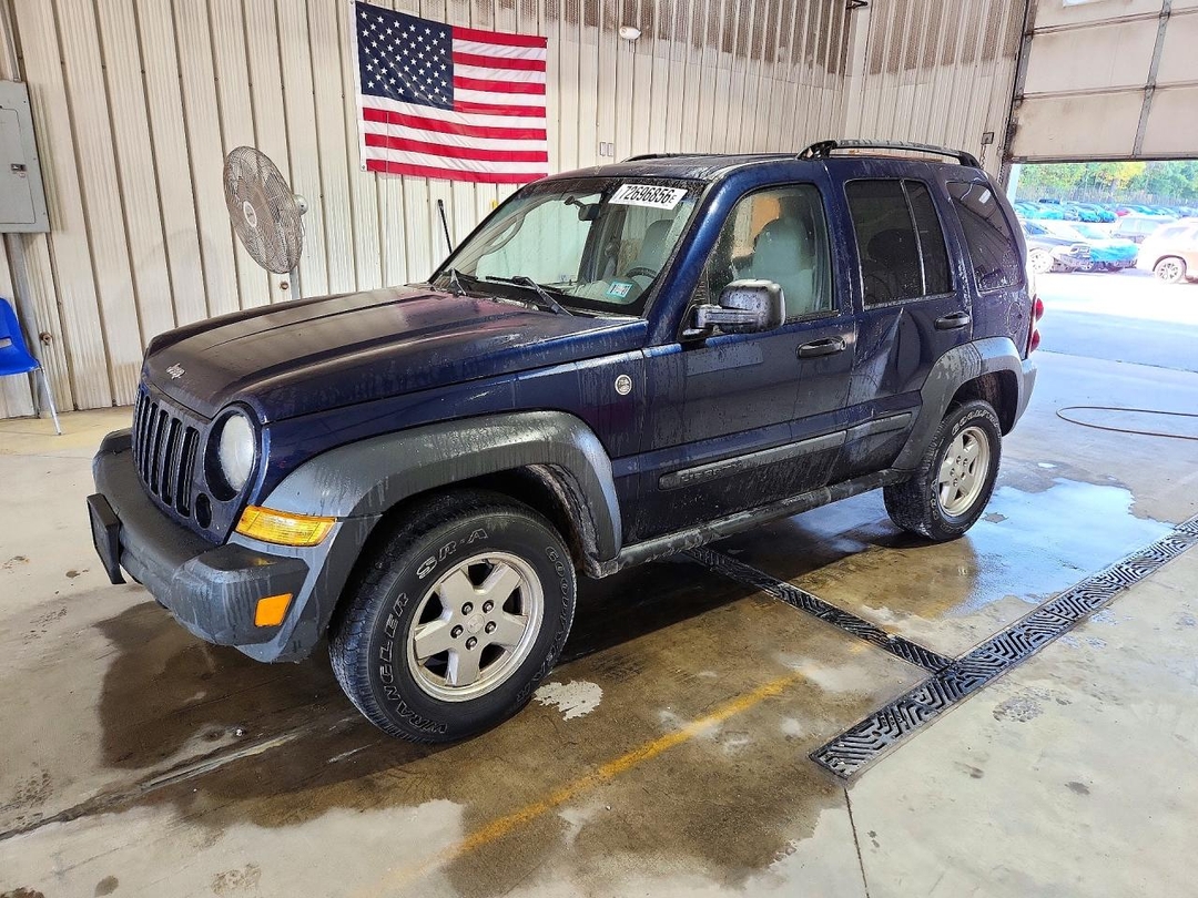 Вид 2006 JEEP LIBERTY SPORT, угол 1
