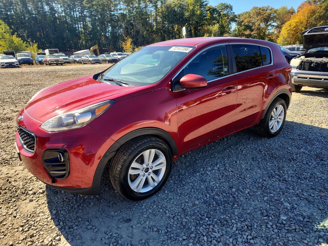 Vista de 2019 KIA SPORTAGE LX, ángulo 1