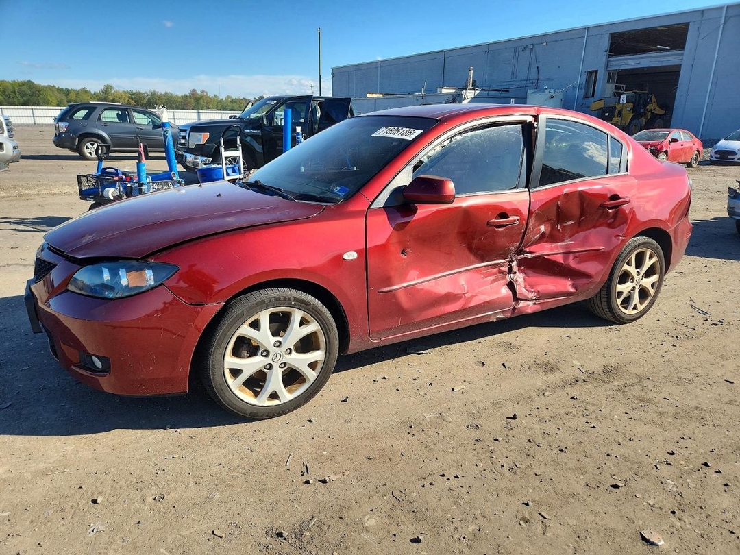 Vue de 2008 MAZDA 3 I, angle 1