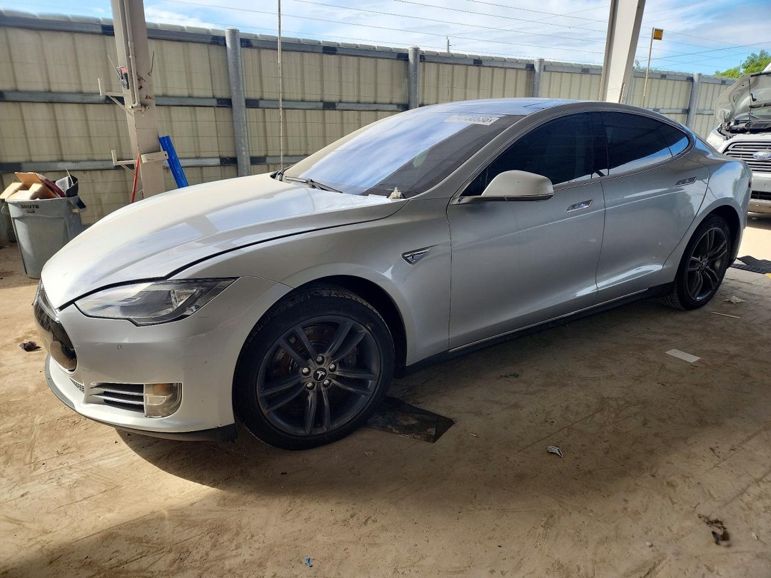 2014 TESLA MODEL S view, angle 1