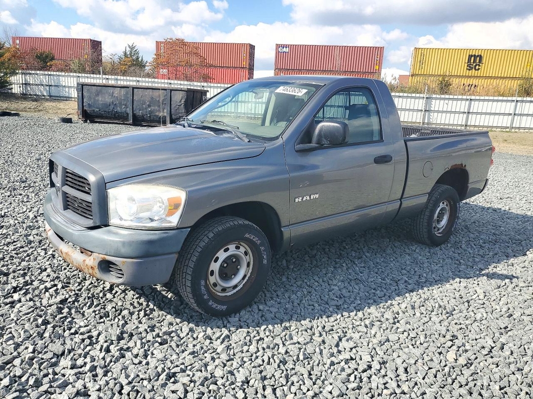 Vista de 2008 DODGE RAM 1500 ST, ángulo 1