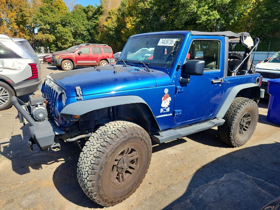 Вид 2009 JEEP WRANGLER X, угол 1