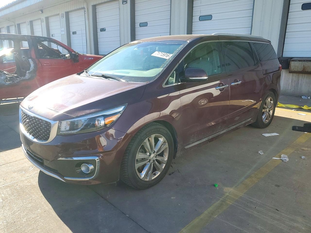 Vista de 2016 KIA SEDONA SXL, ángulo 1