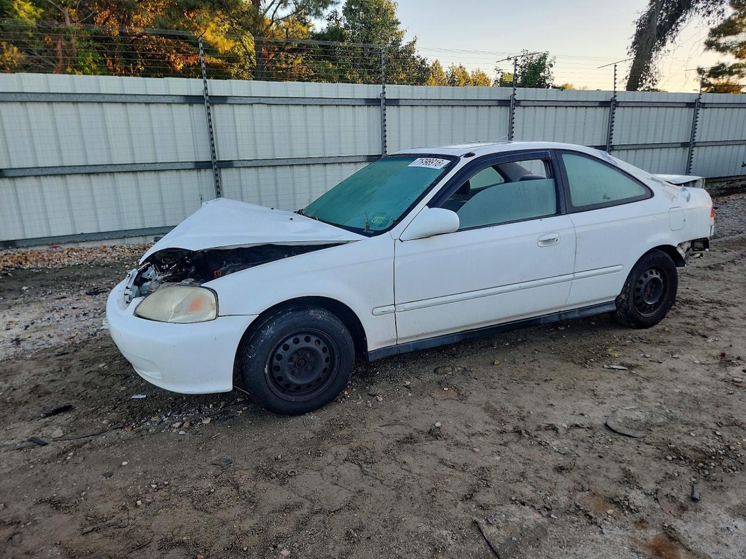Vista de 2000 HONDA CIVIC EX, ángulo 1