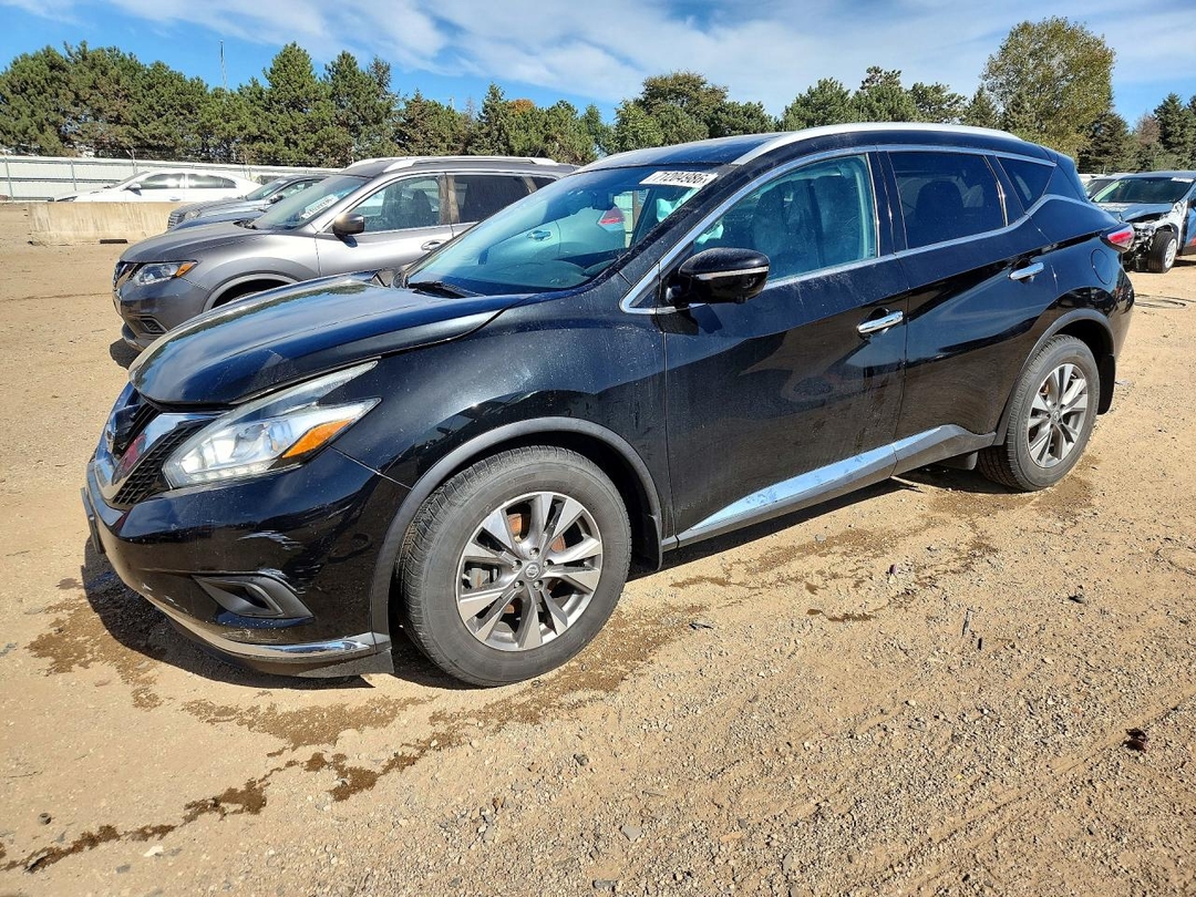 Вид 2015 NISSAN MURANO SL, угол 1