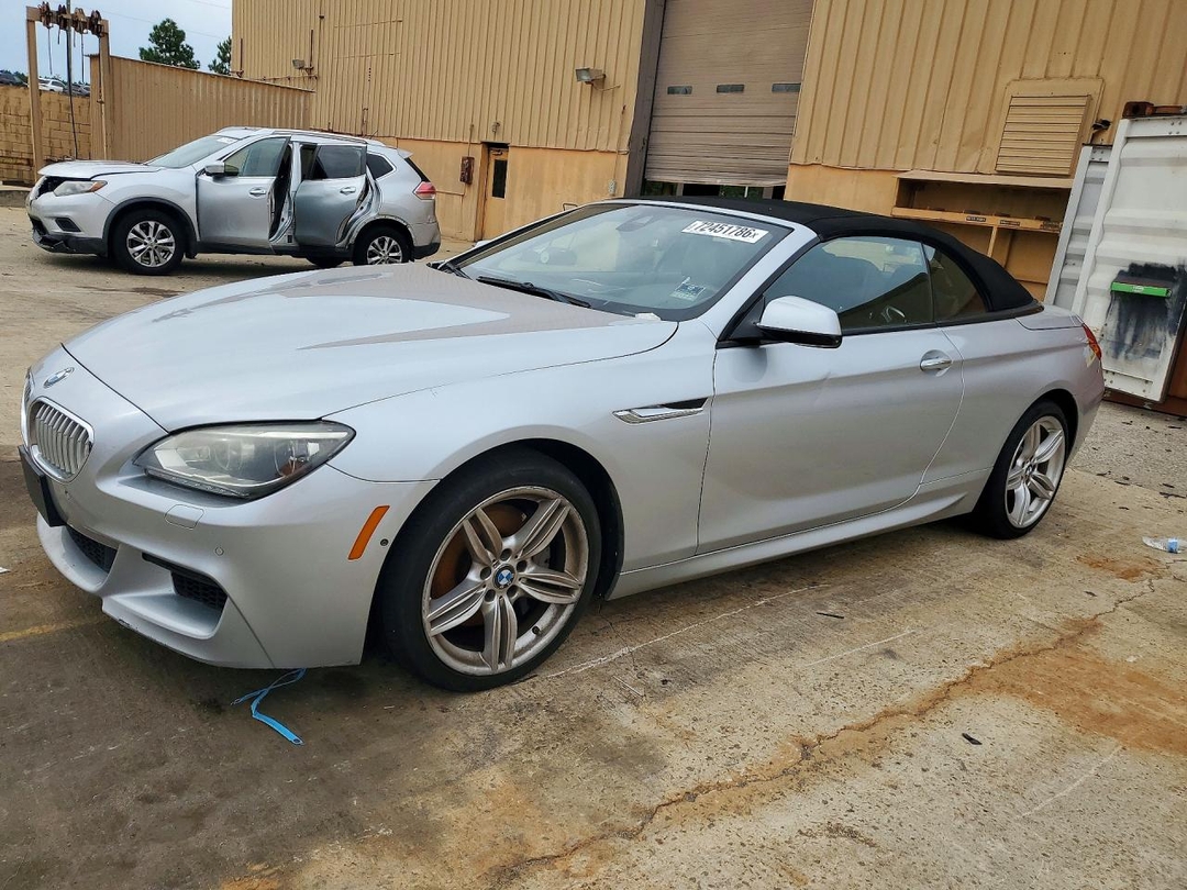 Vista de 2015 BMW 650 XI, ángulo 1