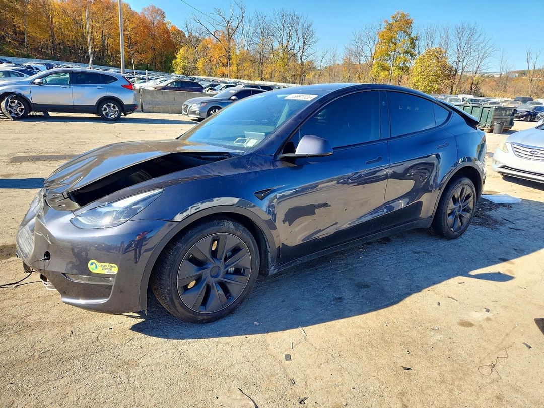 Vista de 2025 TESLA MODEL Y, ángulo 1