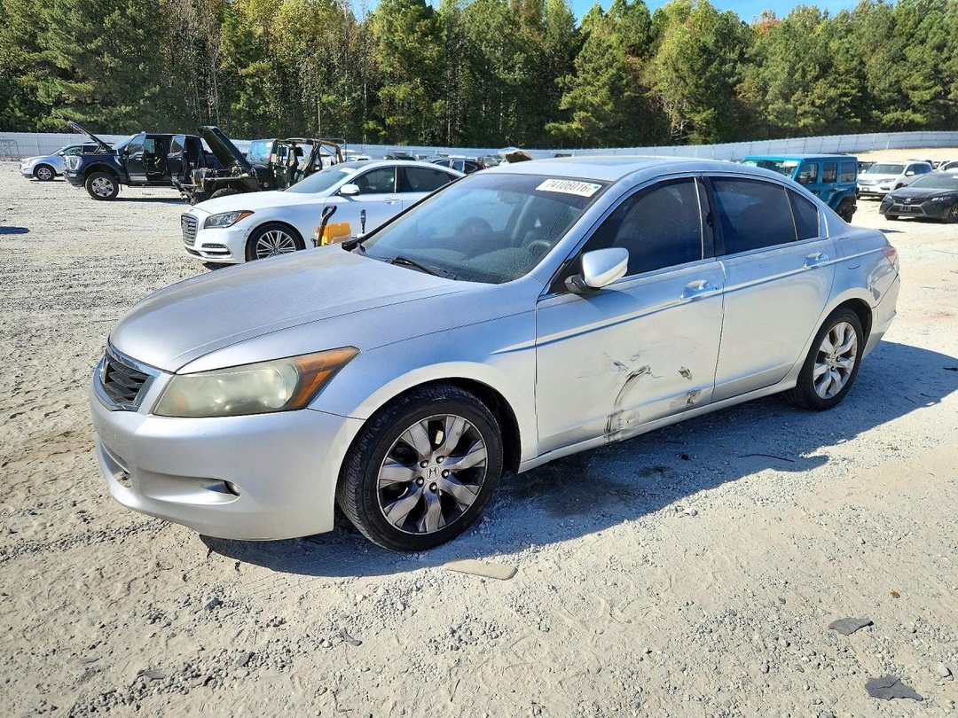 Вид 2008 HONDA ACCORD EXL, угол 1