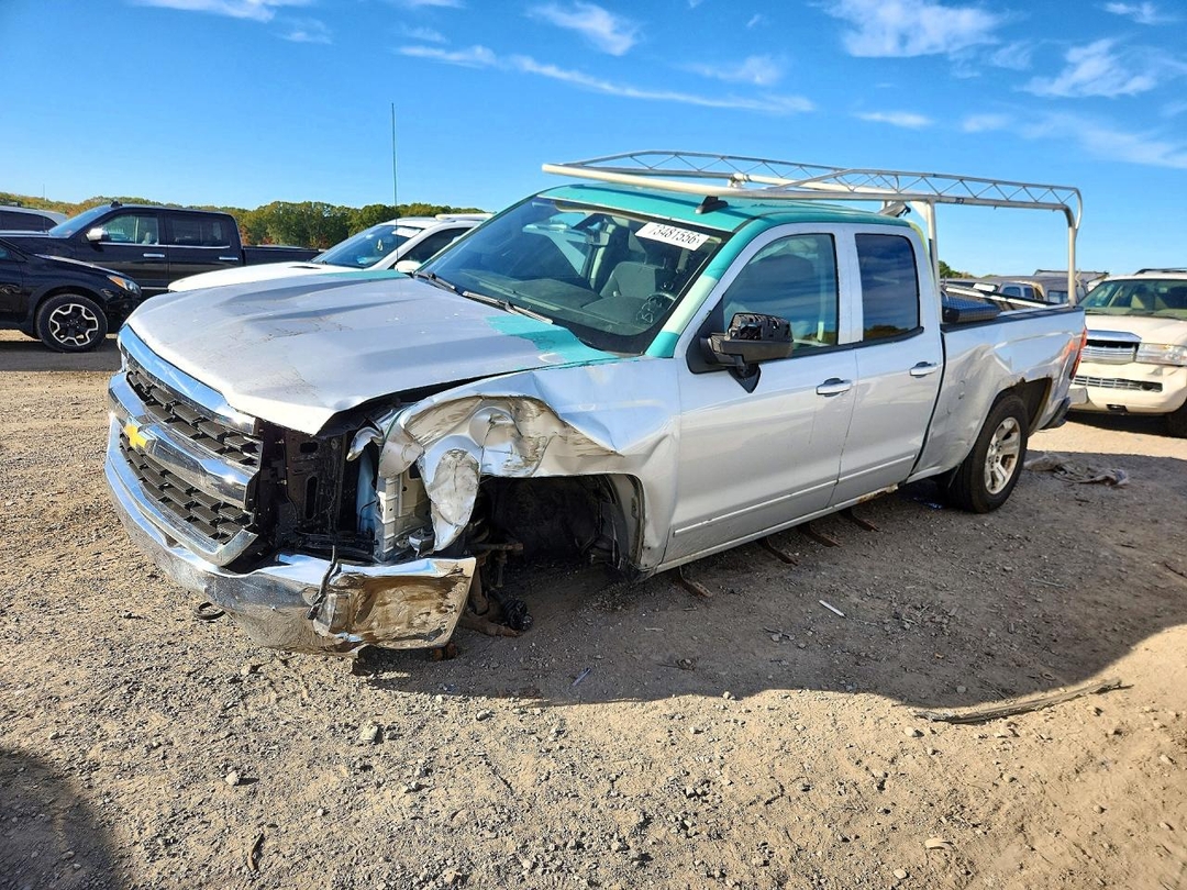 Vue de 2016 CHEVROLET SILVERADO K1500 LT, angle 1