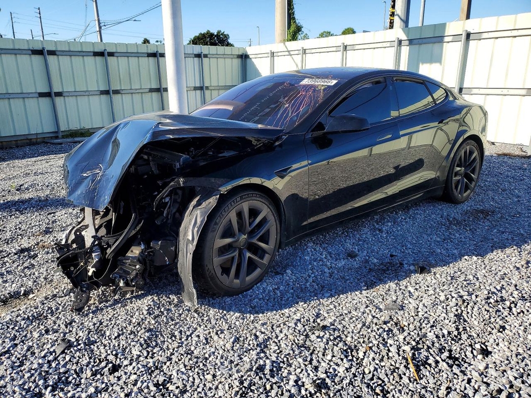 منظر 2022 TESLA MODEL S، زاوية 1