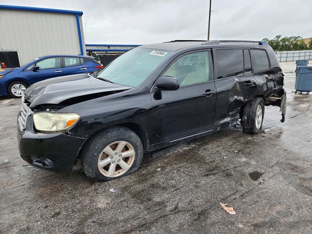 منظر 2009 TOYOTA HIGHLANDER BASE، زاوية 1