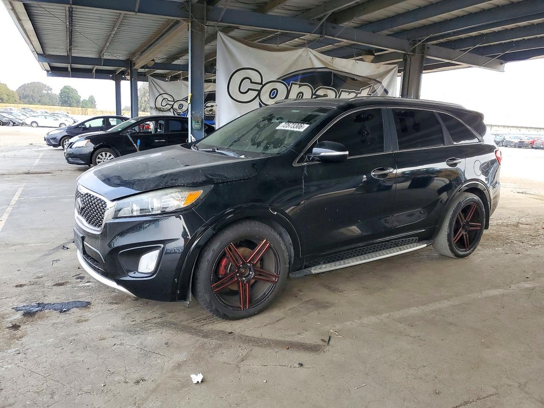 Вид 2017 KIA SORENTO SX V6, угол 1