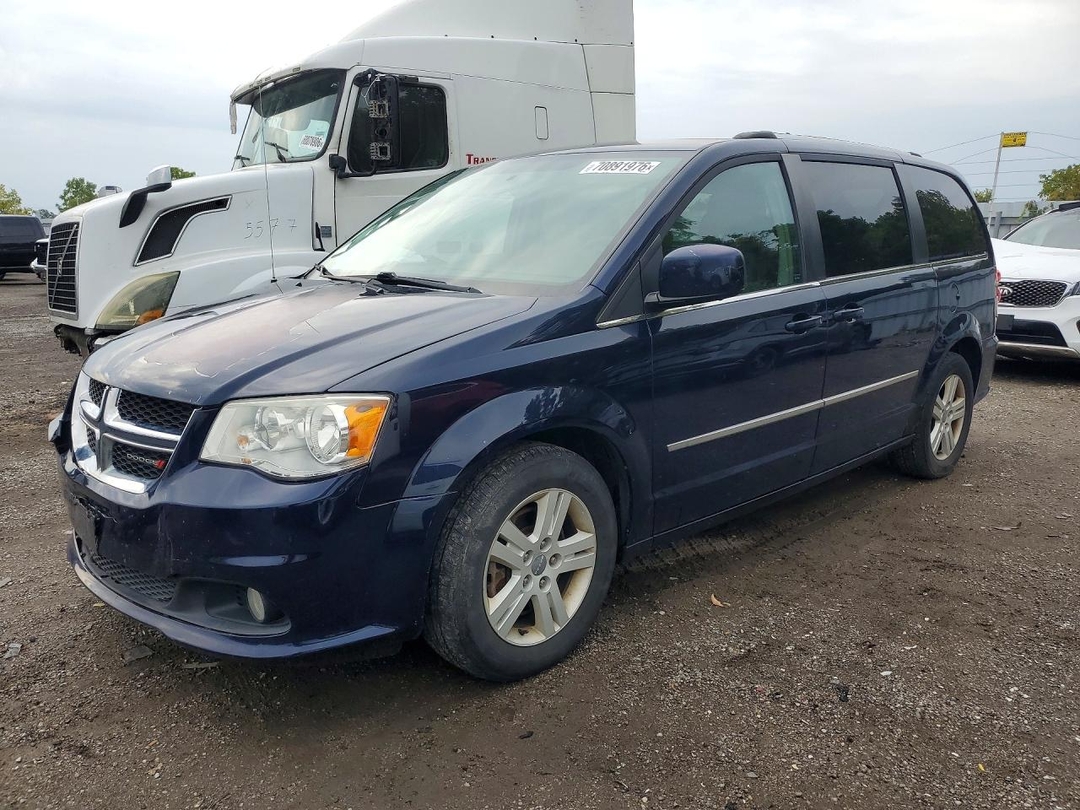 Вид 2012 DODGE GRAND CARAVAN CREW, угол 1
