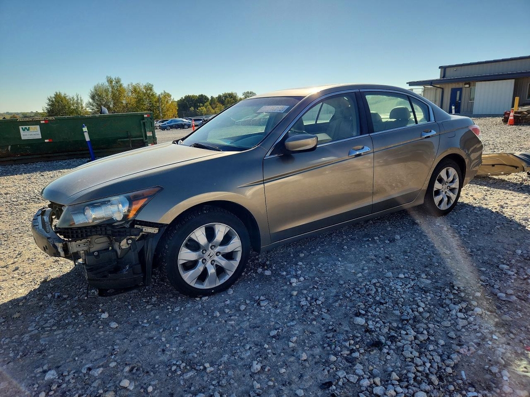 Вид 2009 HONDA ACCORD EXL, угол 1