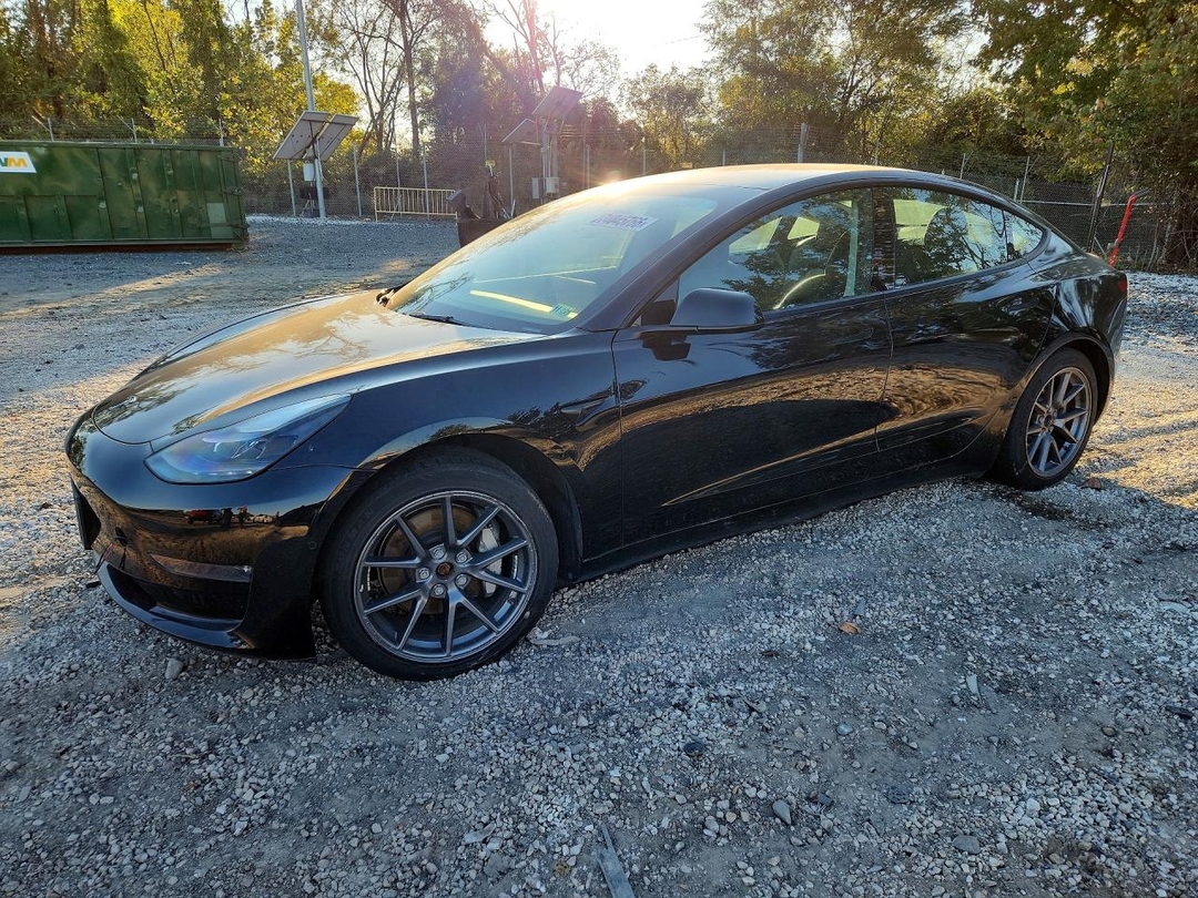 2021 TESLA MODEL 3 view, angle 1