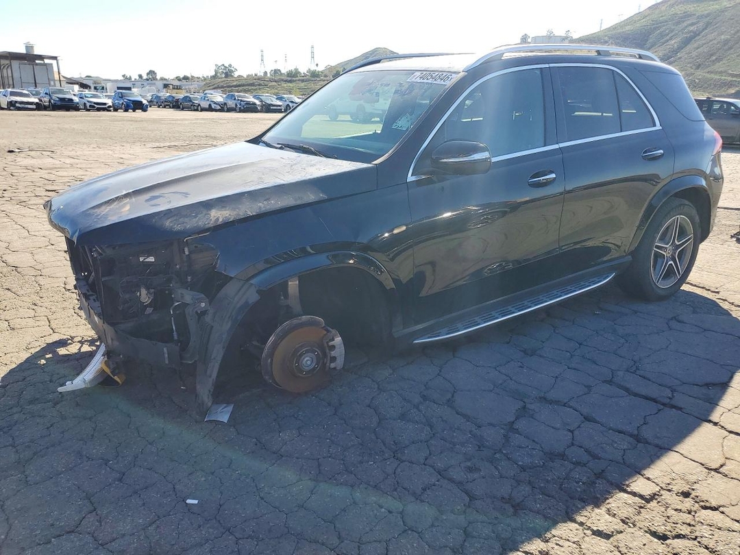 Vista de 2022 MERCEDES-BENZ GLE 350 4MATIC, ángulo 1
