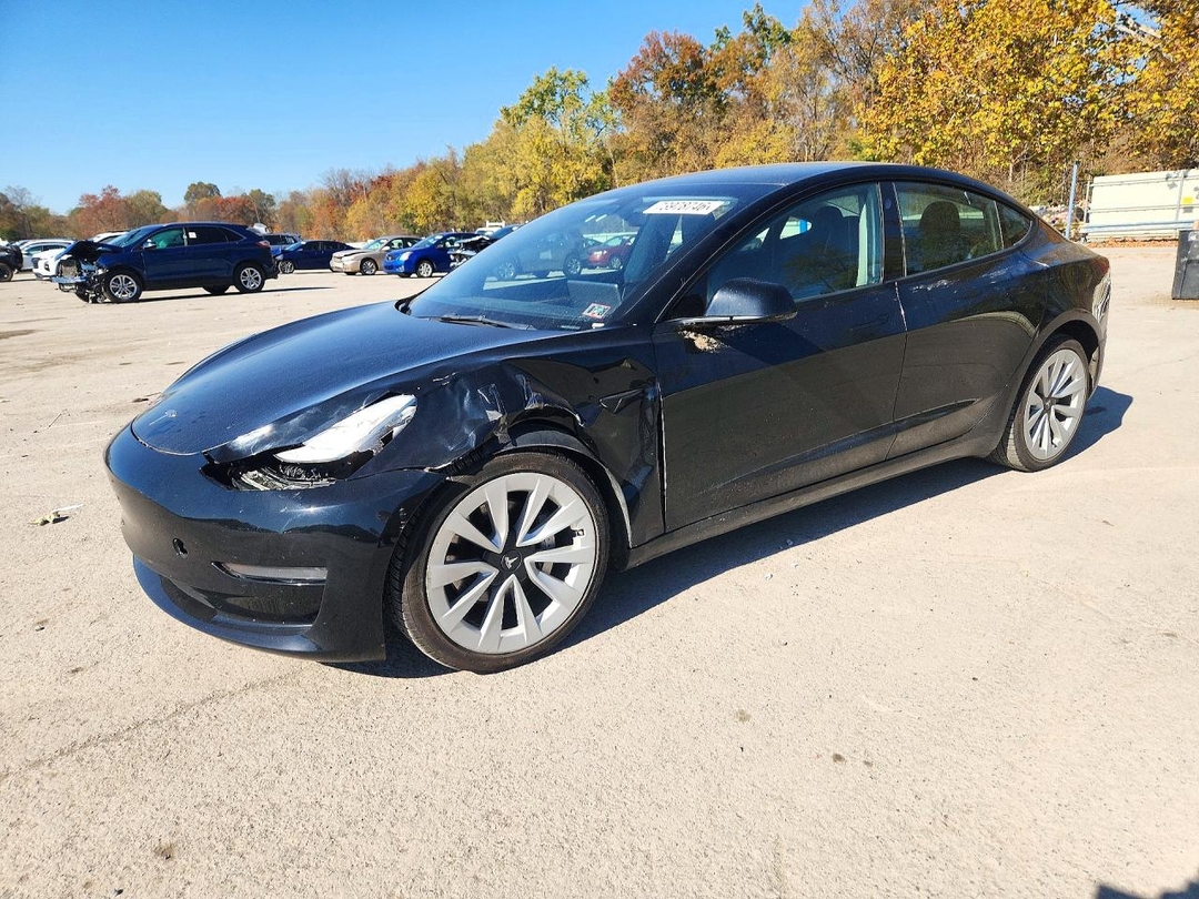 منظر 2023 TESLA MODEL 3، زاوية 1